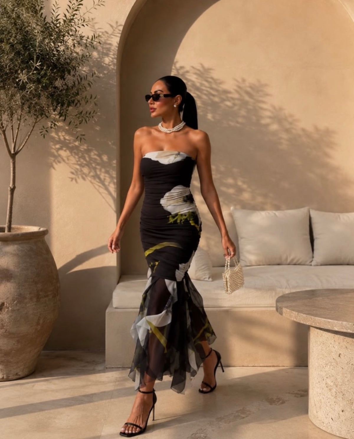 Long Floral Maxi Dress
